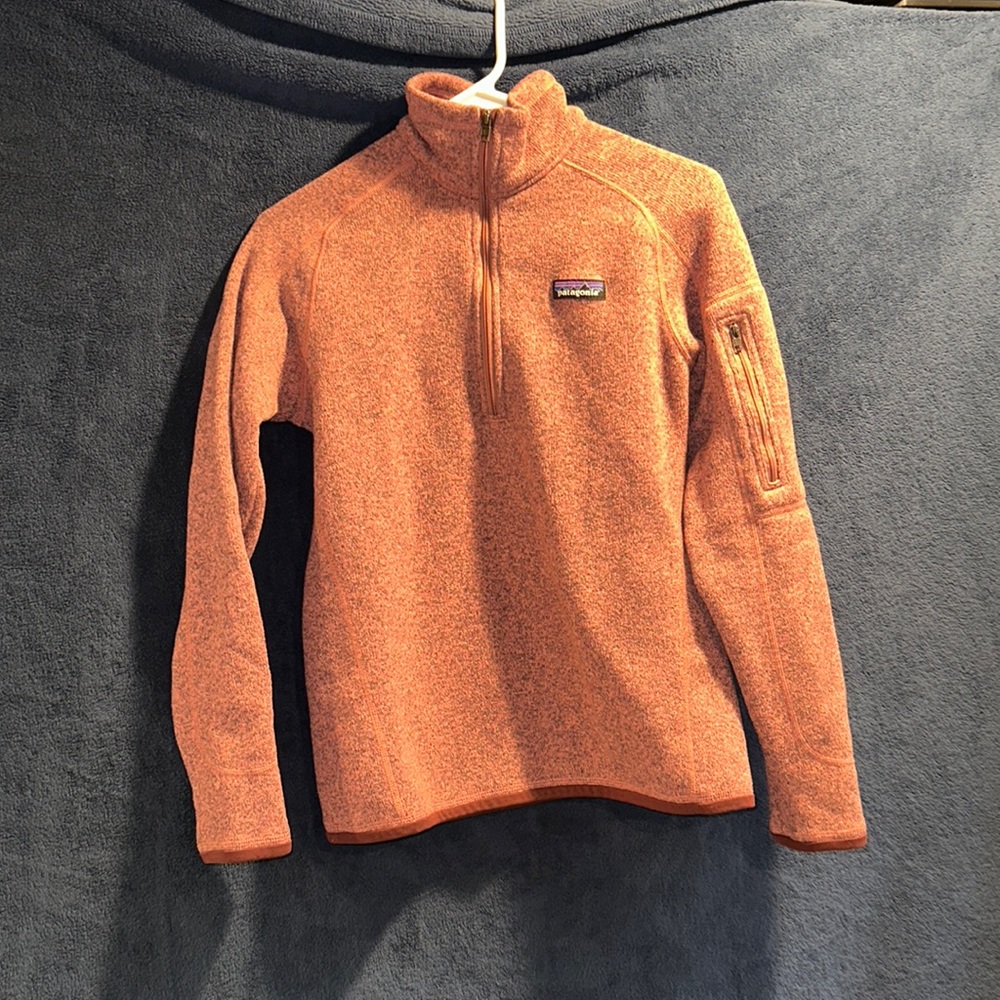 Patagonia better sweater 1/4 zip magenta